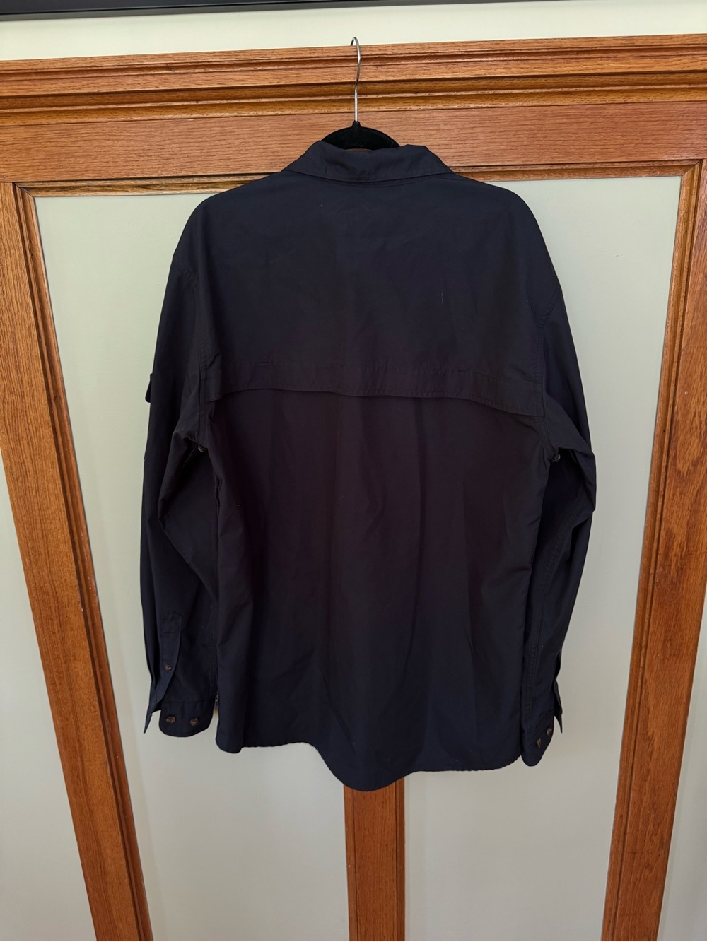 Fjällräven G-1000 Navy Long Sleeve Button Up Shirt - Picture 5 of 5